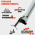 Настольный штатив NB-35W-GR для УФ ламп для сушки ногтей с изогнутой поверхностью, белая
