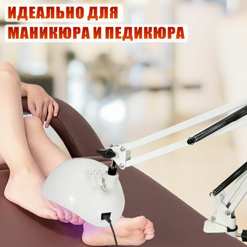 Ультрафиолетовая лампа для сушки ногтей, 48W, 100-240V, 50/60Hz, на белом настольном штативе NB-35W