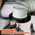 Лампа SL-156-125 для гофры D125 мм под вытяжку — косметологическая LED-лампа для маникюра и педикюра на штативе, черная