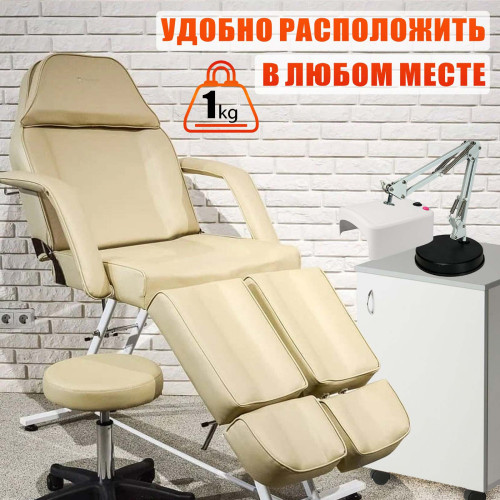 Крепление MNW25-O-GR2 для лампы для сушки ногтей с плоским корпусом, штатив с регулировкой наклона и поворота настольный, для педикюра и маникюра