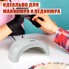 Лампа для сушки ногтей SUNone, 48W, питание от сети и USB, LCD экран с резьбой 1/4 для крепления на настольный штатив или стойку