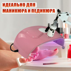 Лампа для сушки ногтей SUNX2, 54W, USB кабель с удлинителем на настольном штативе NB-35W