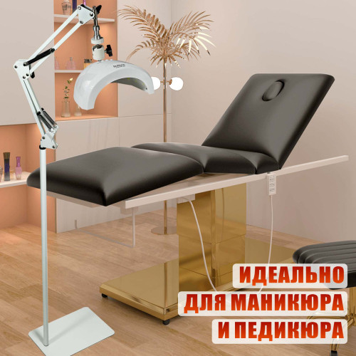 Лампа для сушки ногтей SUNone, 48W, USB кабель, на пантографе, с удлинителем кабеля на напольной стойке MNW-NS-SH