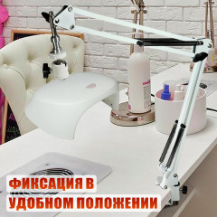 Лампа для сушки ногтей SUNC3, 54W, USB кабель с удлинителем на настольном штативе NB-35W